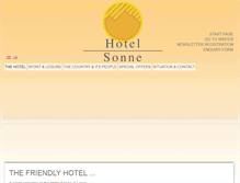 Tablet Screenshot of hotelsonnelienz.at